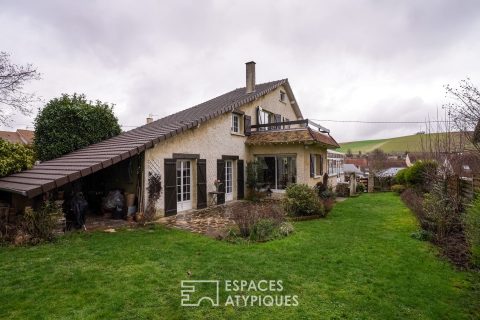 Maison coeur de village avec vue