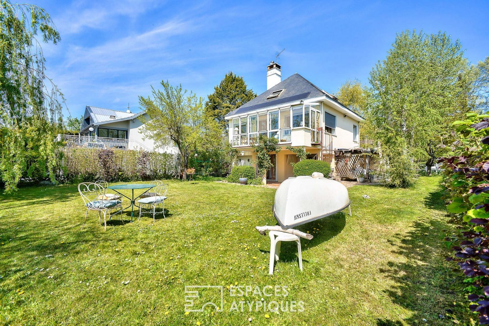 Maison d’architecte sur une île privée