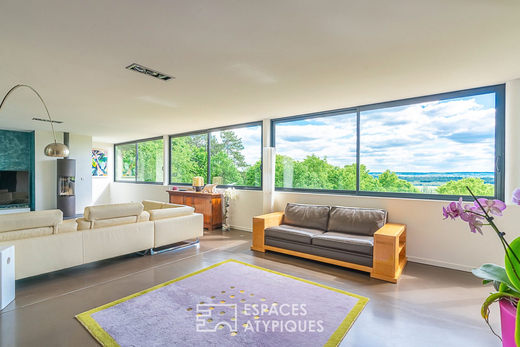 Inspiration Villas Blanches Le Corbusier avec vue