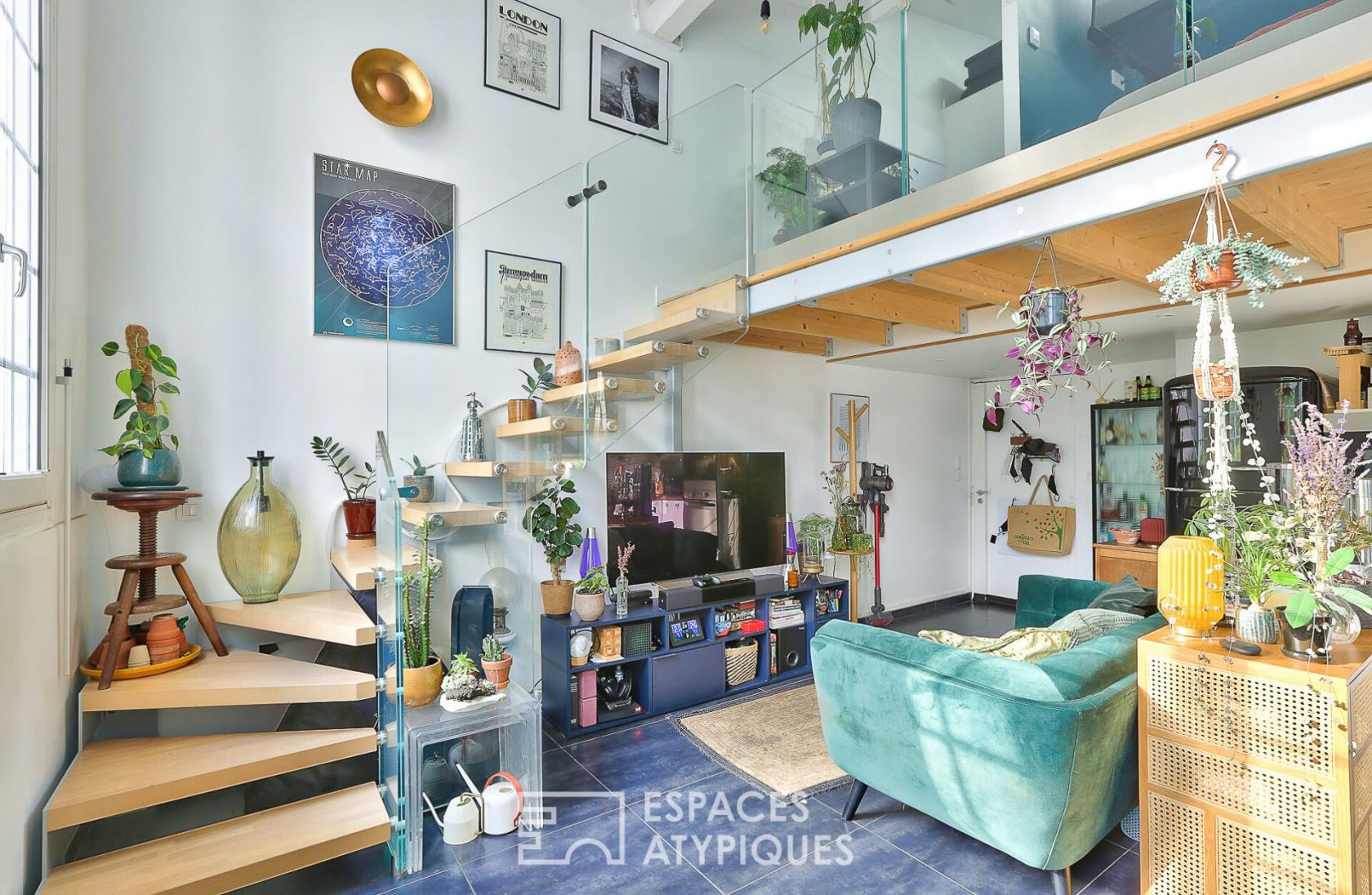 Loft of original and clever design