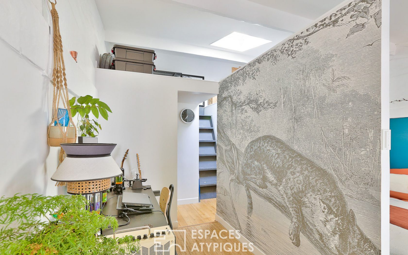 Loft of original and clever design