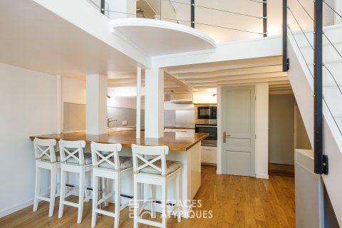 Loft of original and clever design