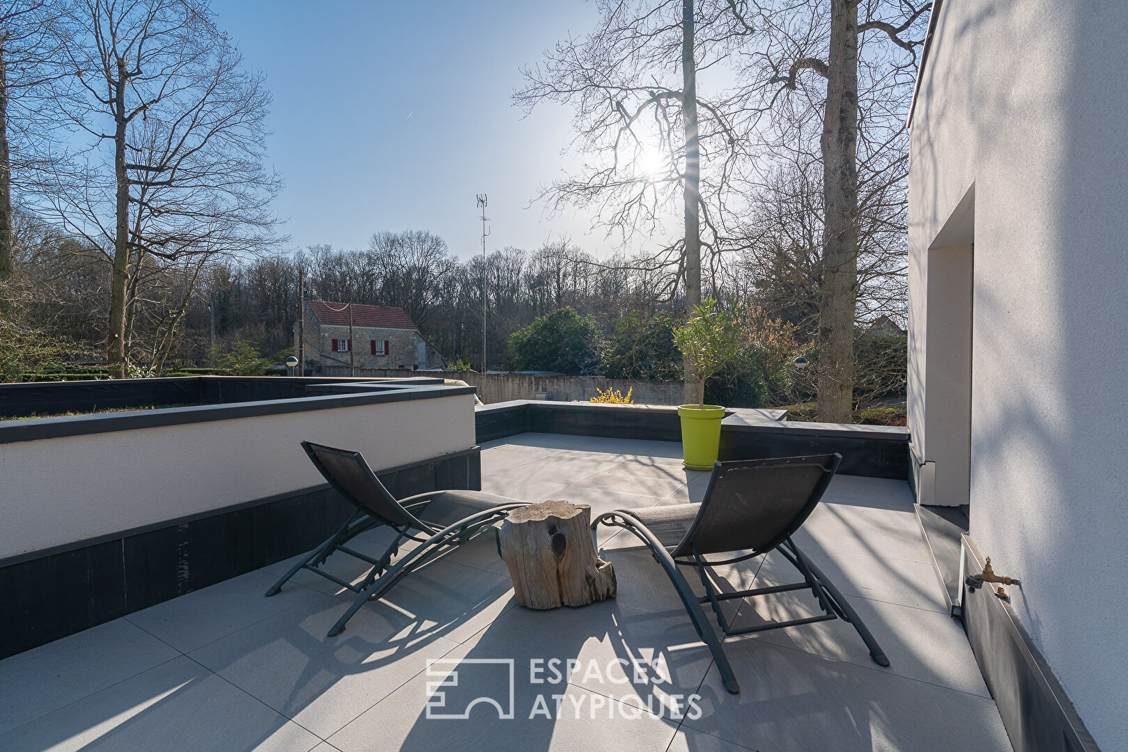 Architect’s house with low energy consumption