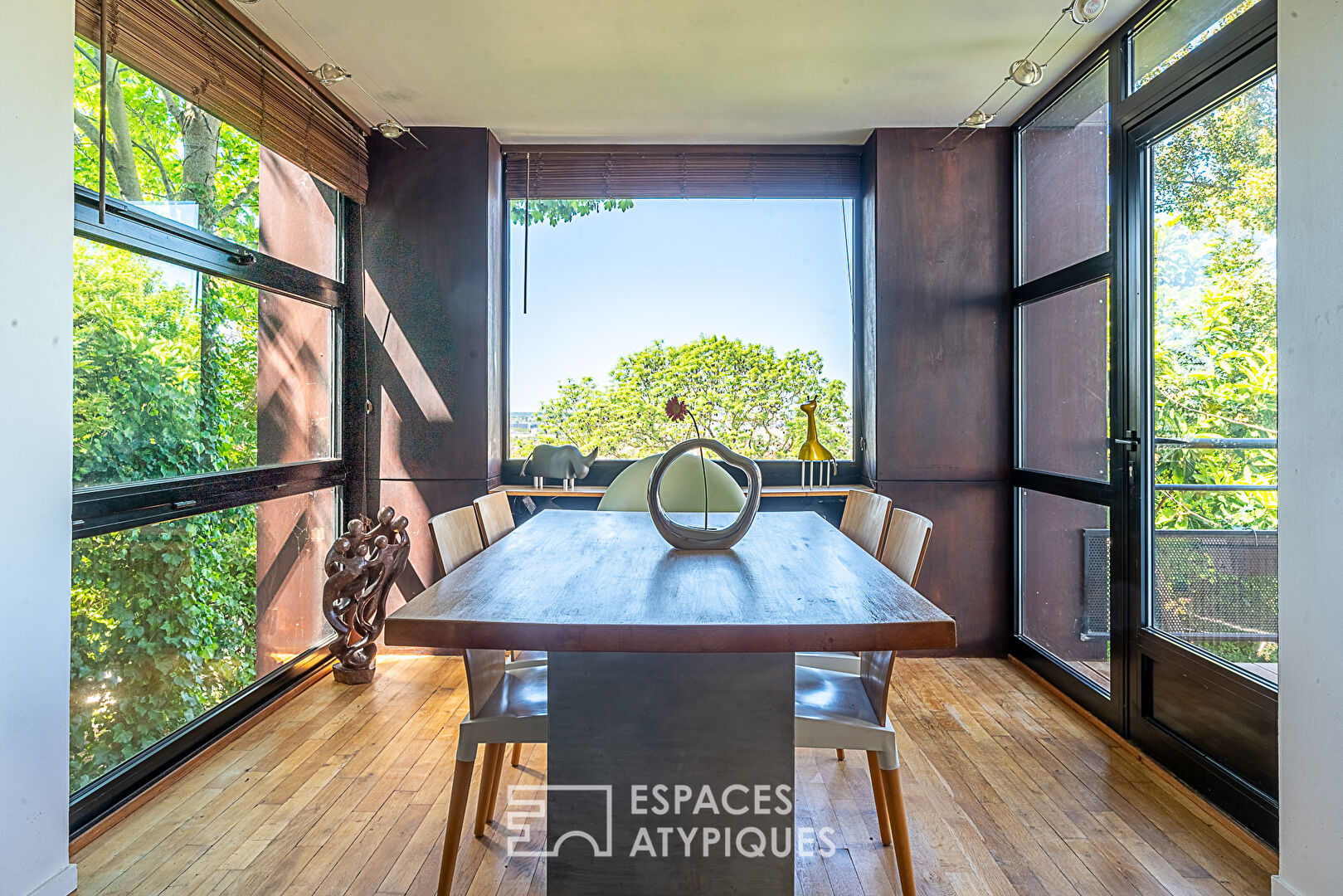 Maison contemporaine avec vue