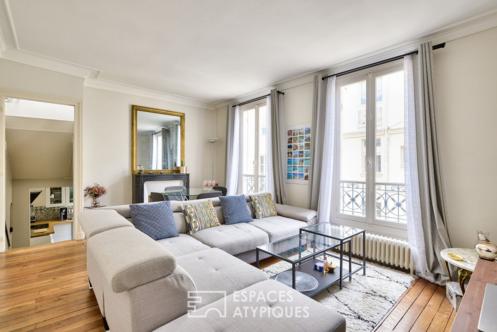 Quiet independent apartment facing south