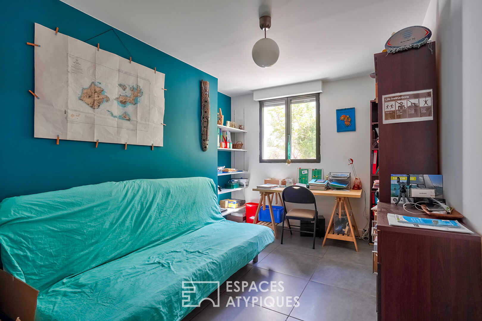 Maison esprit loft avec bardage bois