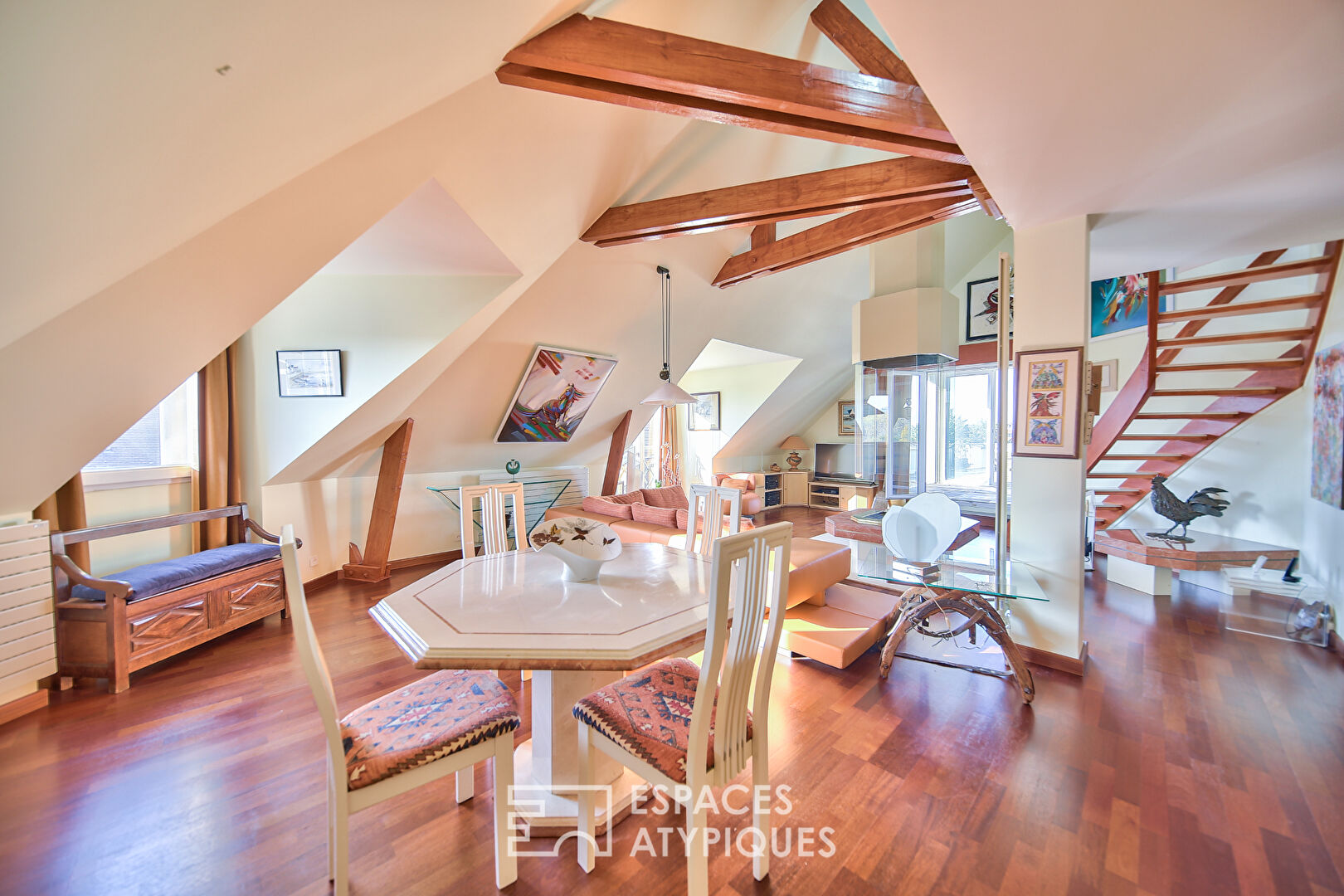 Duplex avec grande terrasse et vue dégagée