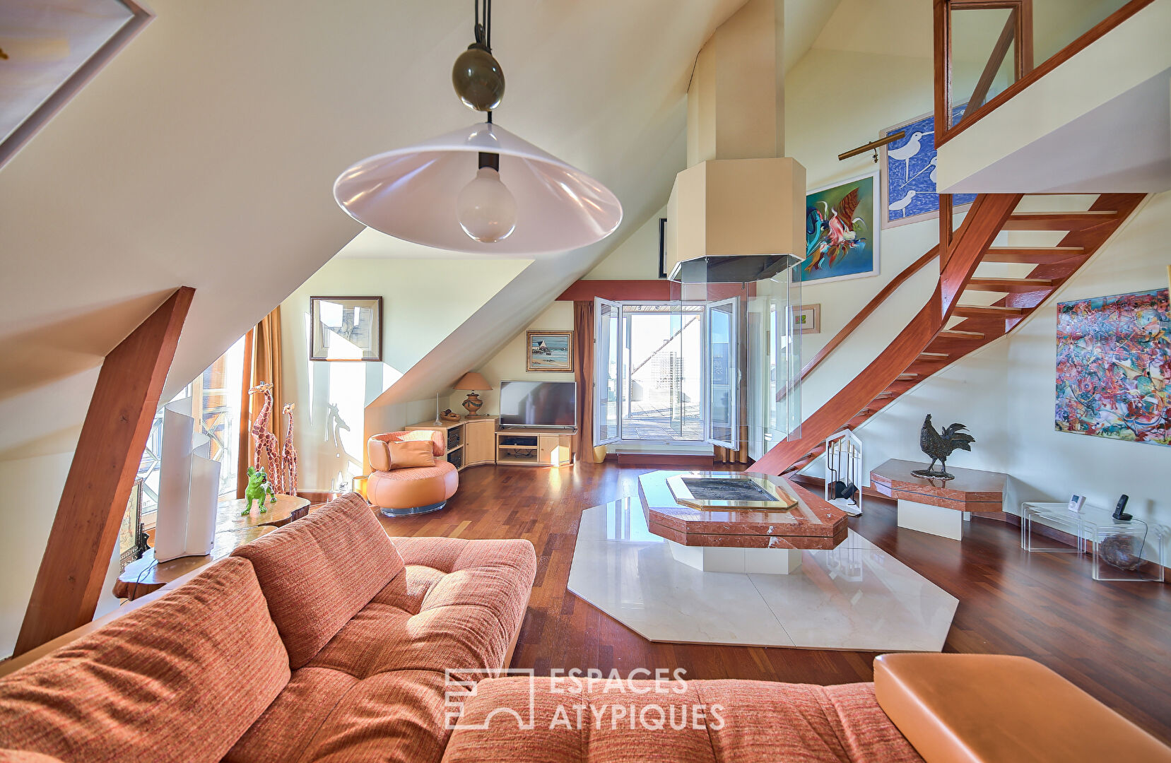 Duplex avec grande terrasse et vue dégagée