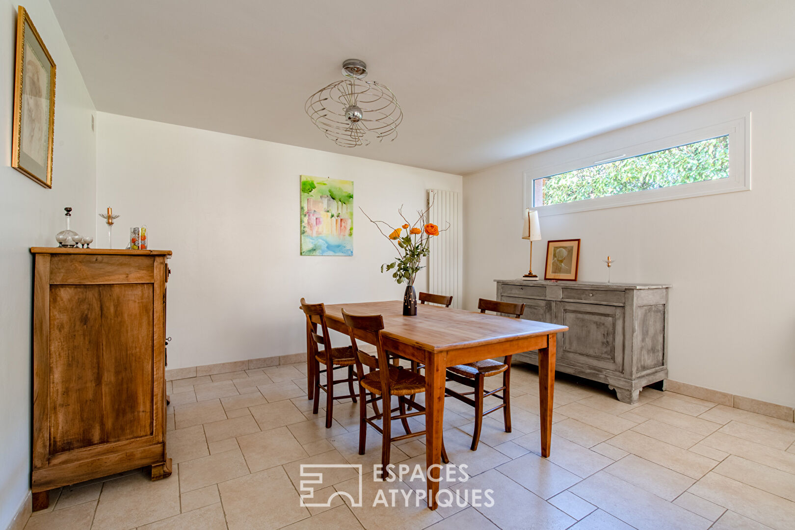 Maison d’architecte avec terrasse et jardin