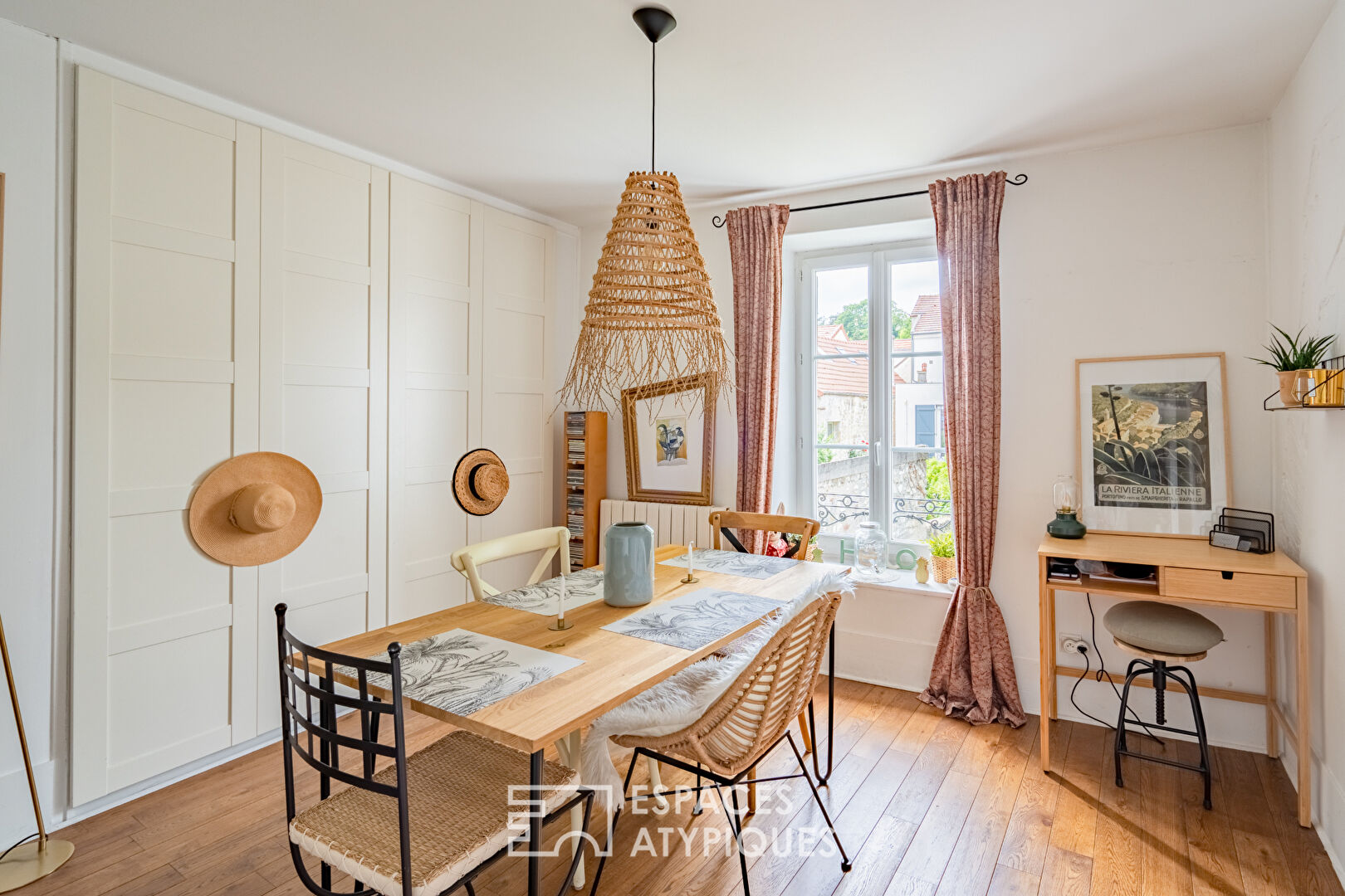 Cosy duplex en dernier étage avec vue sur Seine