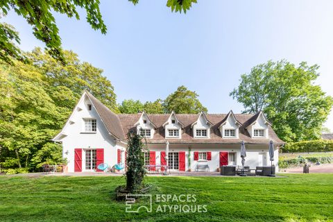 Beautiful house in its green setting in the Vaucouleurs Valley
