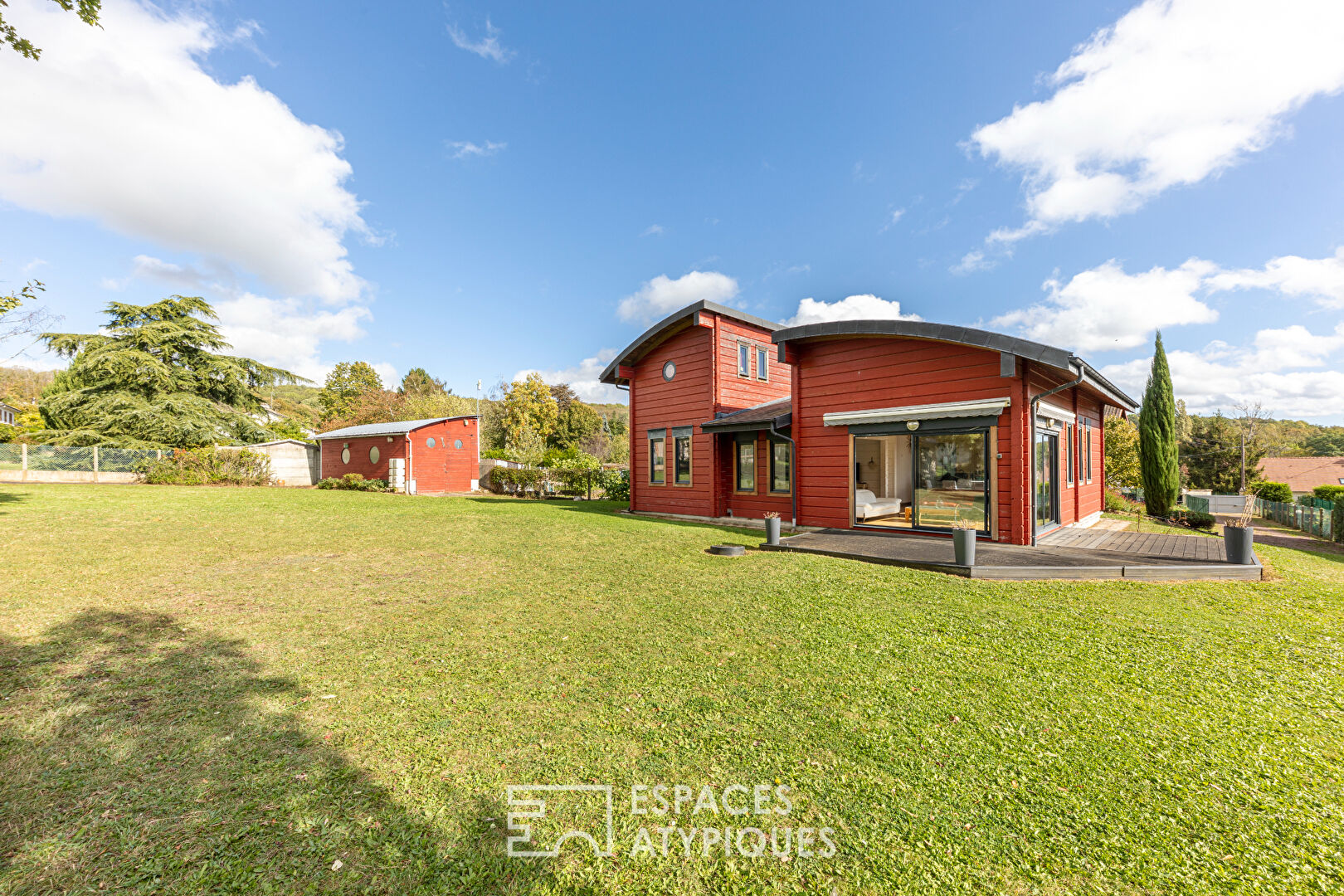 Contemporary house in wooden construction