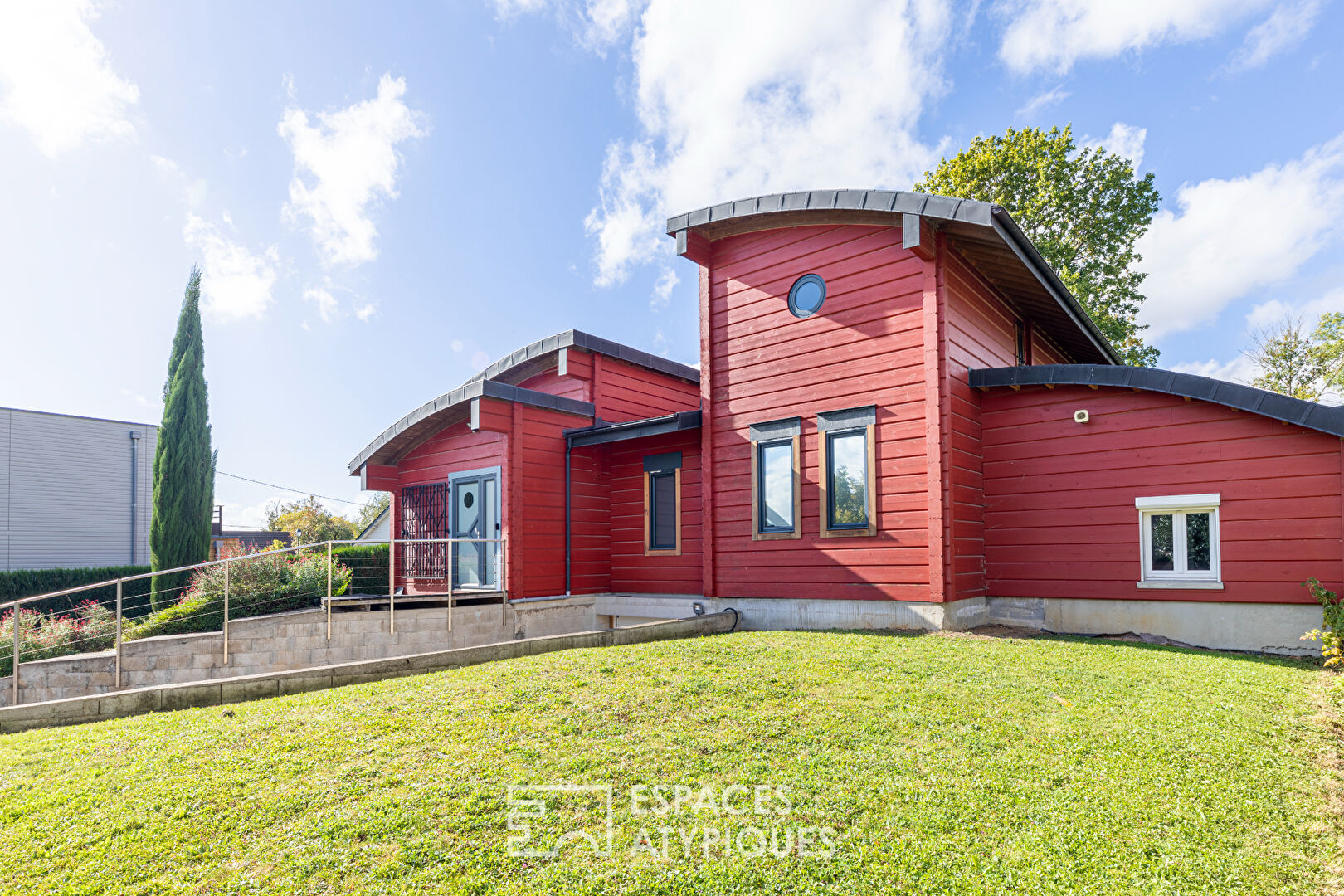 Contemporary house in wooden construction