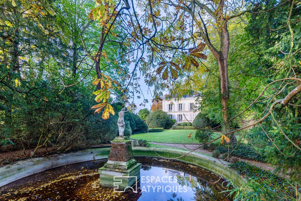 Exceptionnelle maison de maître du XIXe siècle proche Montfort l'Amaury