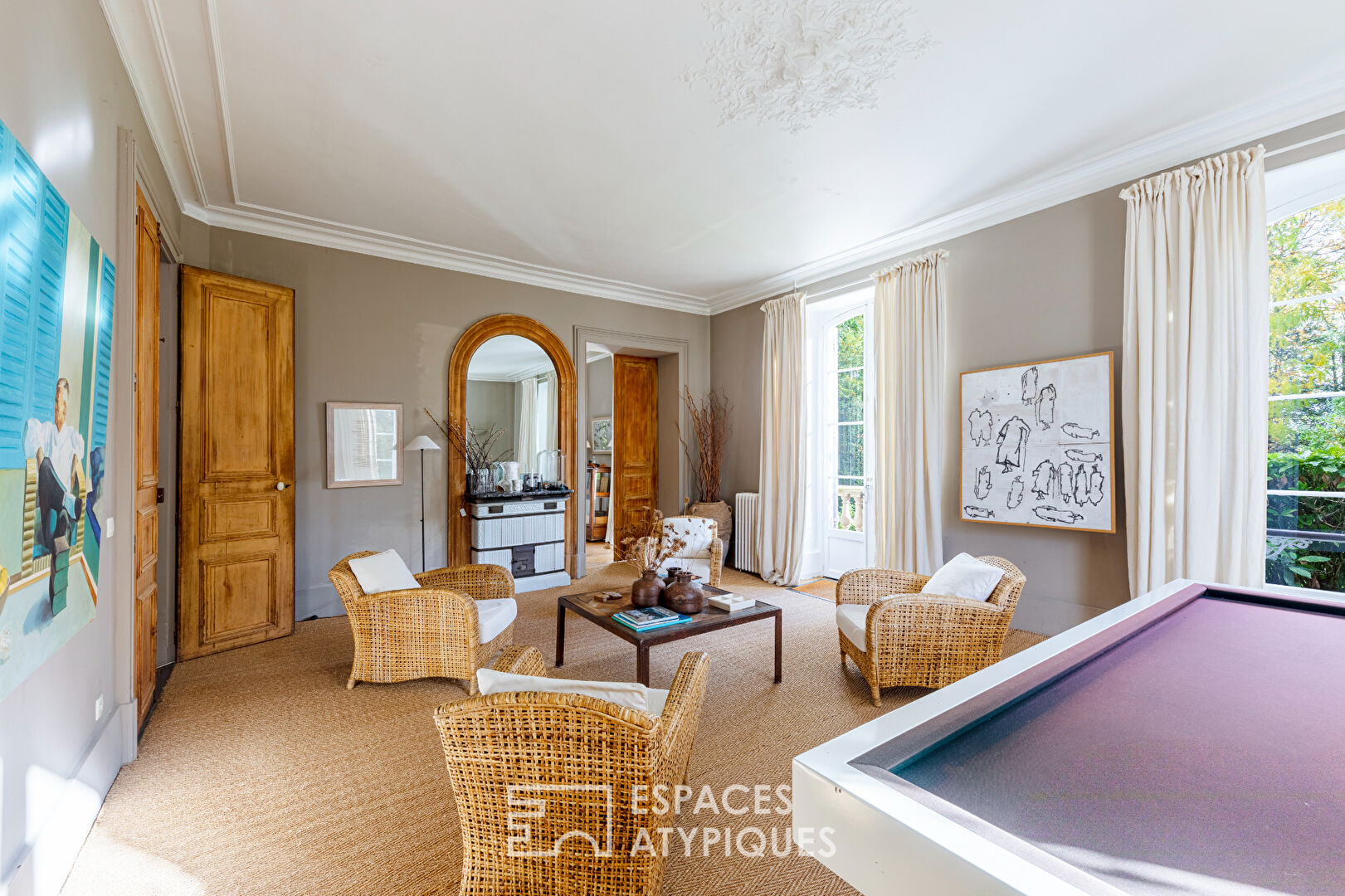 Exceptionnelle maison de maître du XIXe siècle proche Montfort l’Amaury