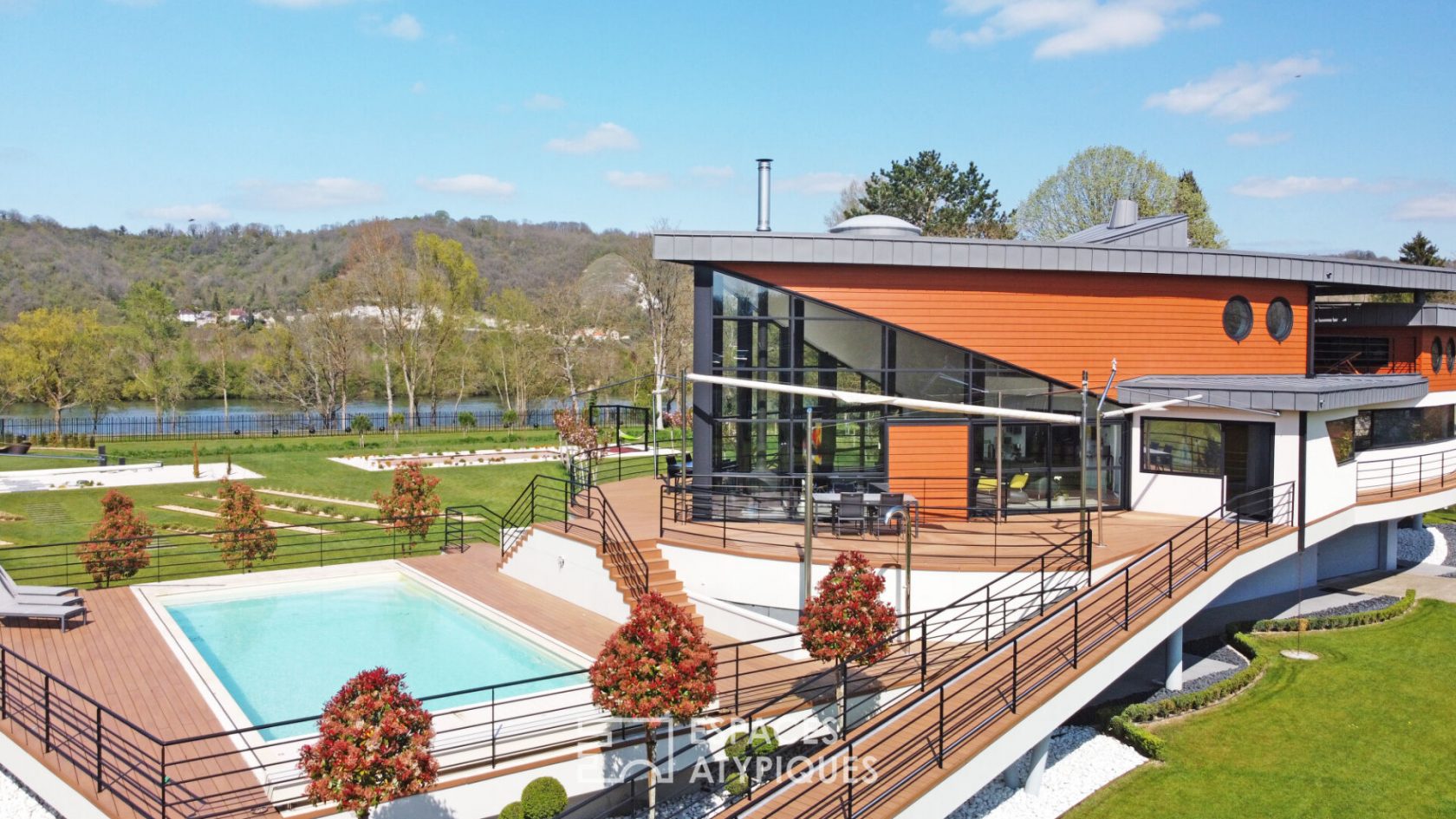 Maison d’architecte, tel un bateau au pays des impressionnistes