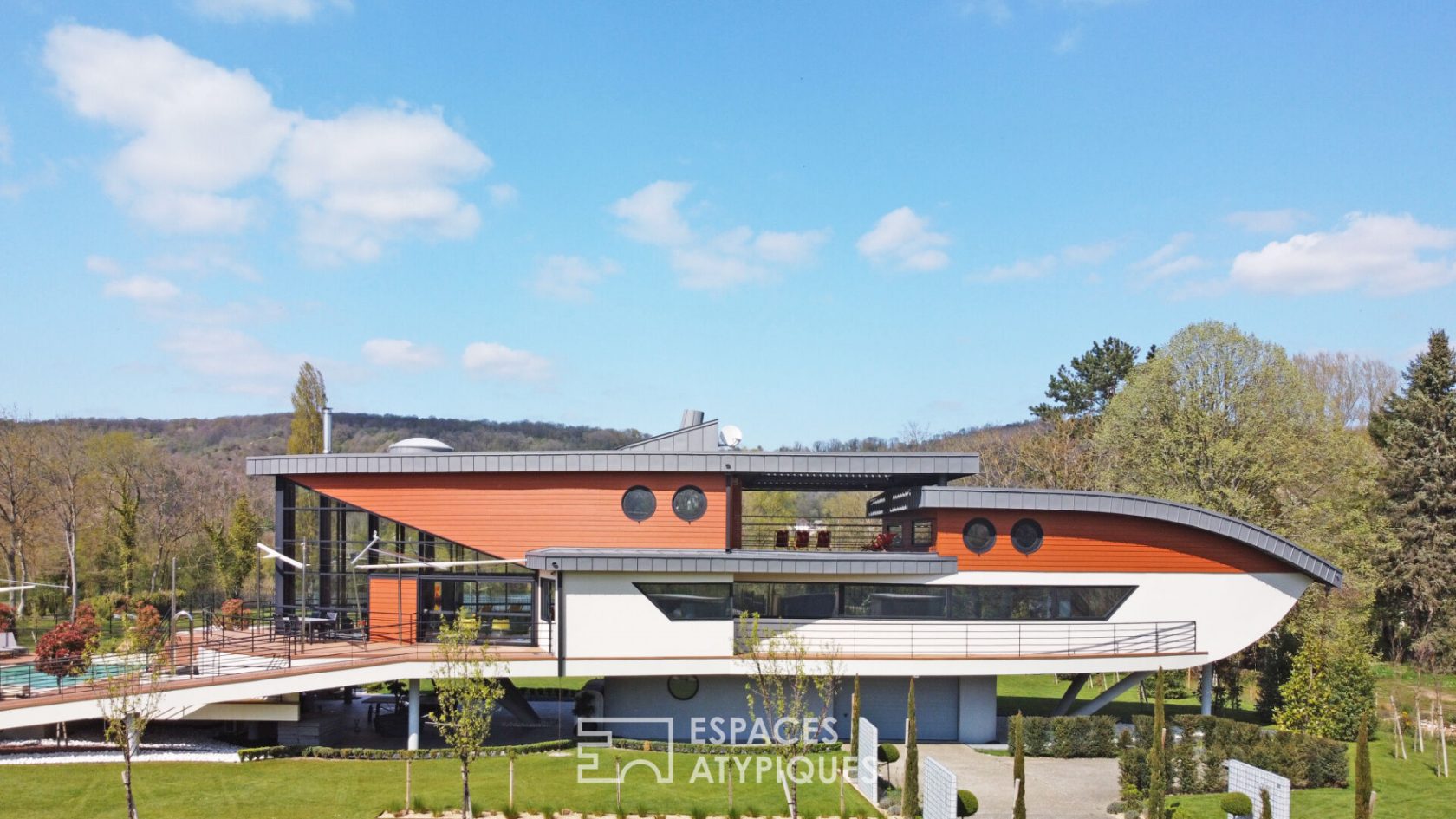 Maison d’architecte, tel un bateau au pays des impressionnistes