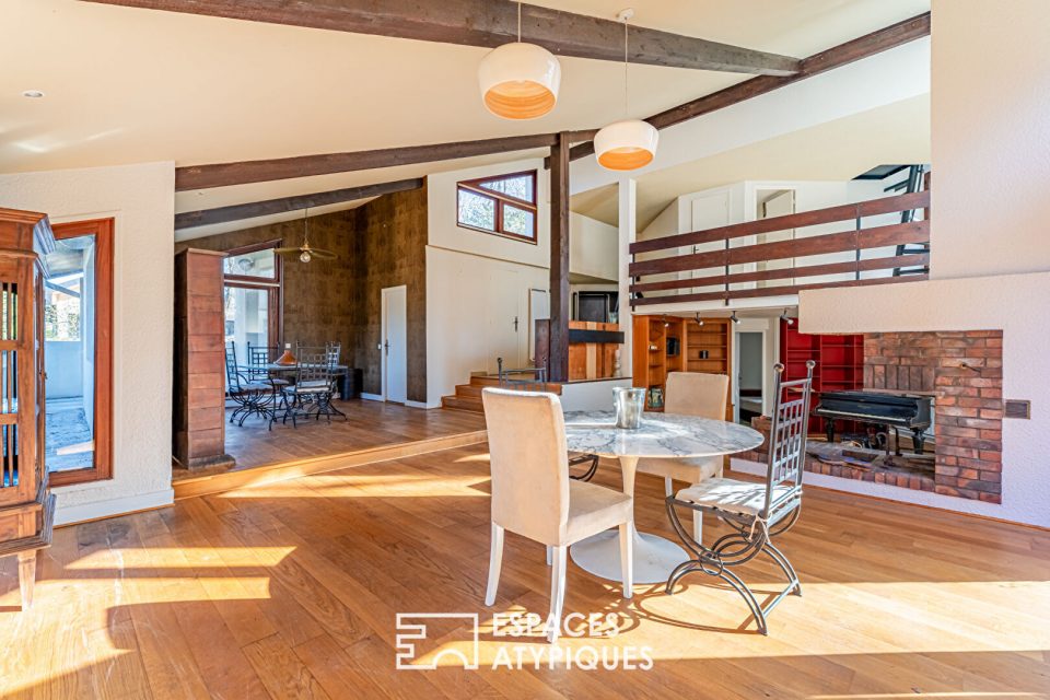 Superbe maison d'Architecte et son appartement indépendant en rez de jardin