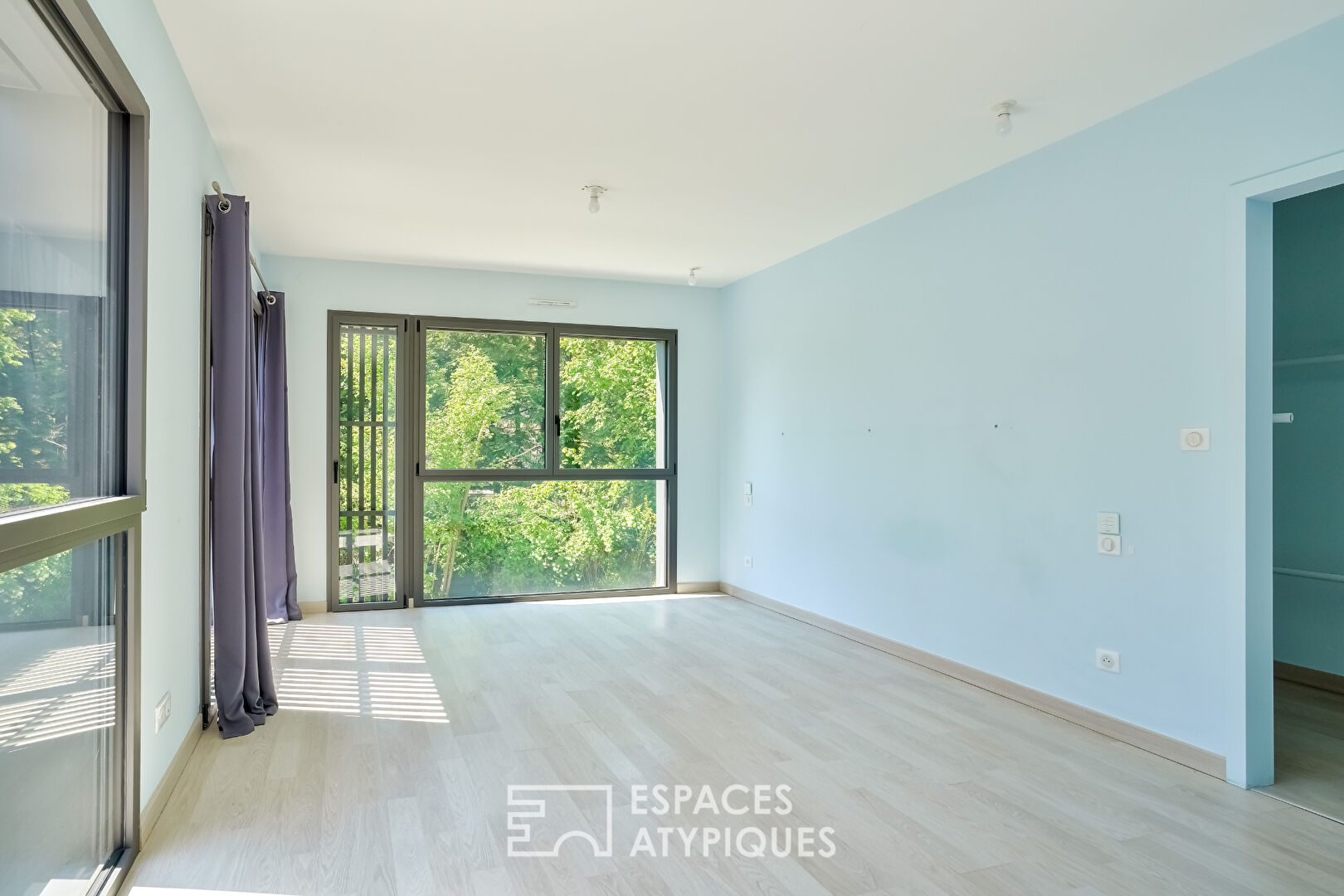 Maison d’architecte avec terrasse et jardin sans vis à vis