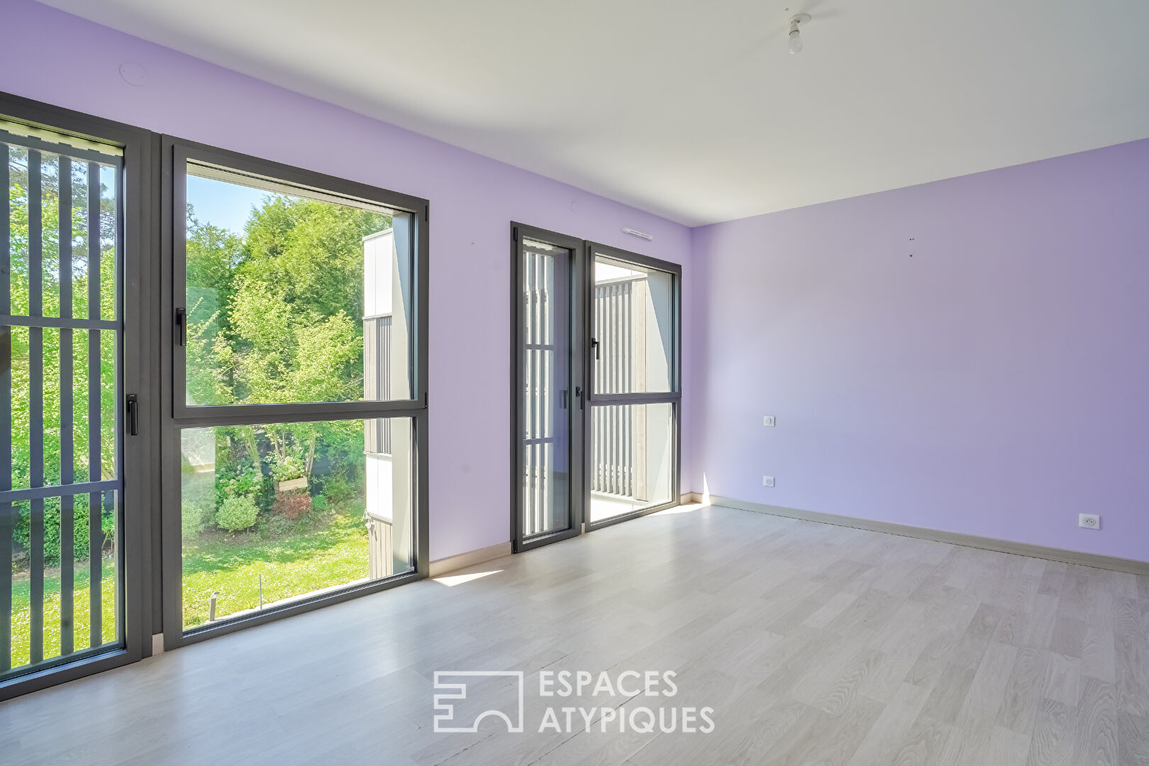 Maison d’architecte avec terrasse et jardin sans vis à vis