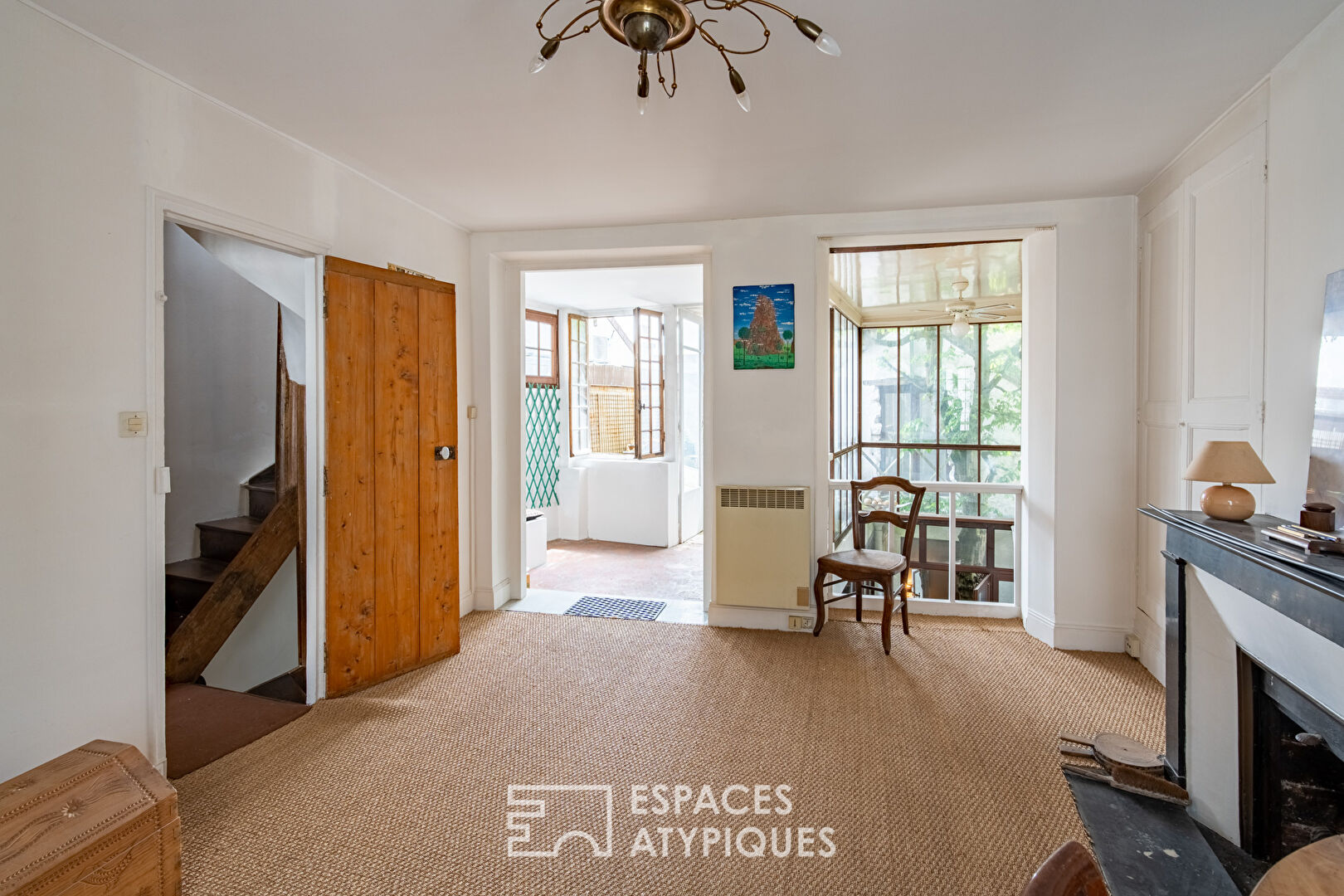 Maison de ville avec terrasse et patio vieux Marly