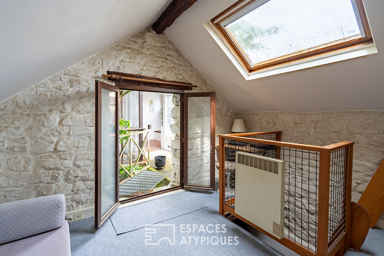 Maison de ville avec terrasse et patio vieux Marly