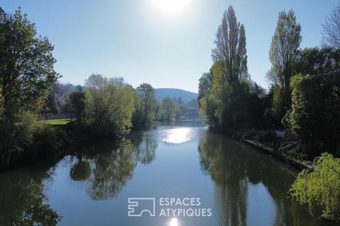 Maison rénovée avec ponton sur l&rsquo;Île de Vaux : les charmes des bords de Seine