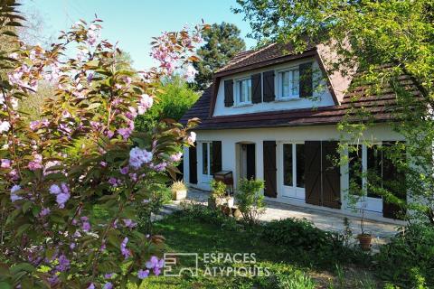Maison rénovée avec ponton sur l&rsquo;Île de Vaux : les charmes des bords de Seine