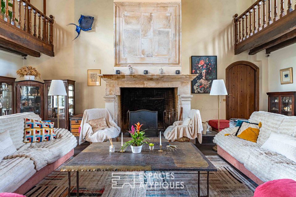 Maison de maître et grange réhabilitée, un lieu d'inspiration entre art, nature et prestige en Vallée de Chevreuse :