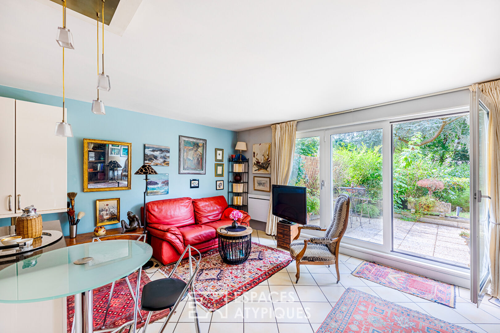 Duplex lumineux avec jardin plein sud à Versailles