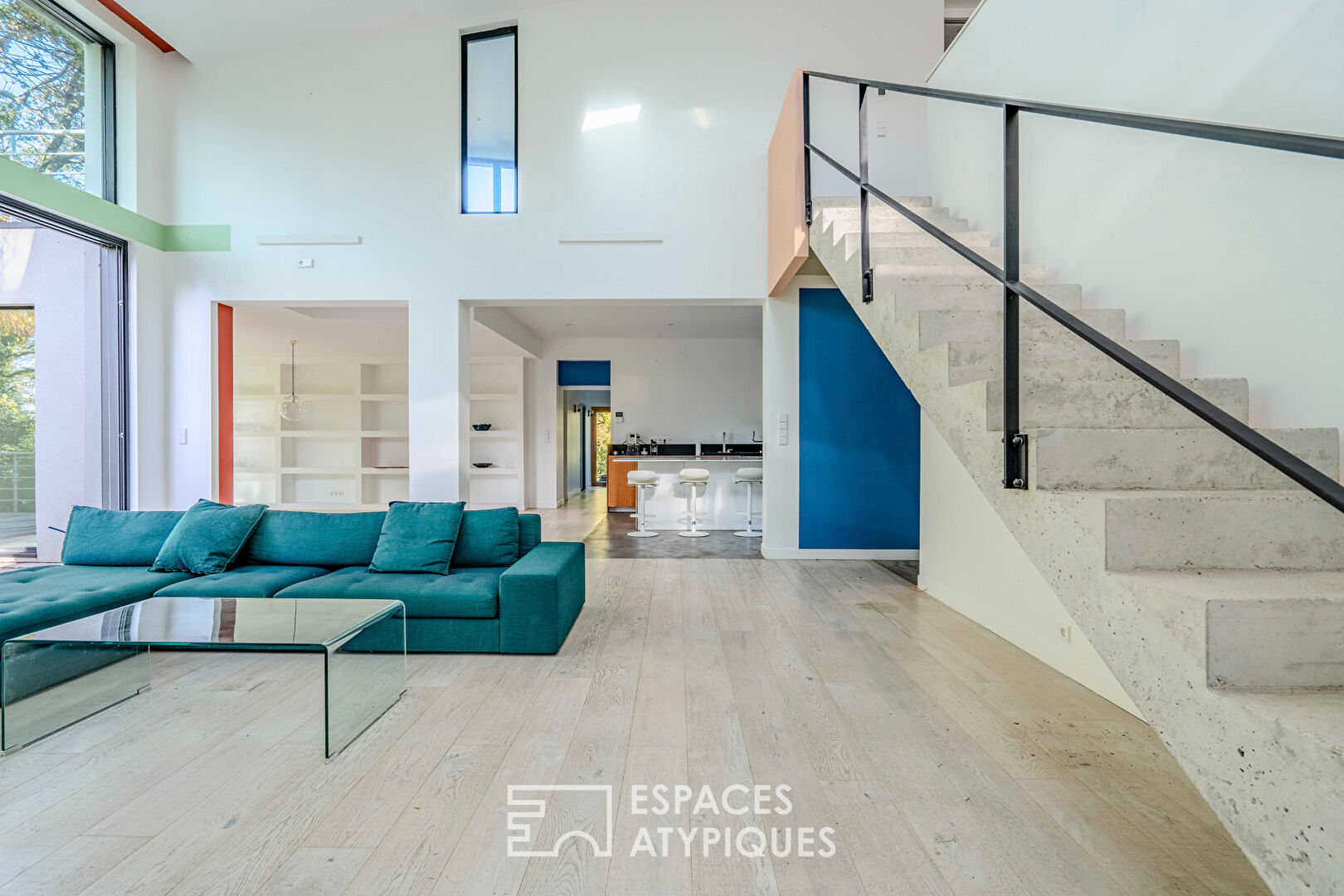 Maison d’architecte sur la colline des impressionnistes à La Celle Saint-Cloud