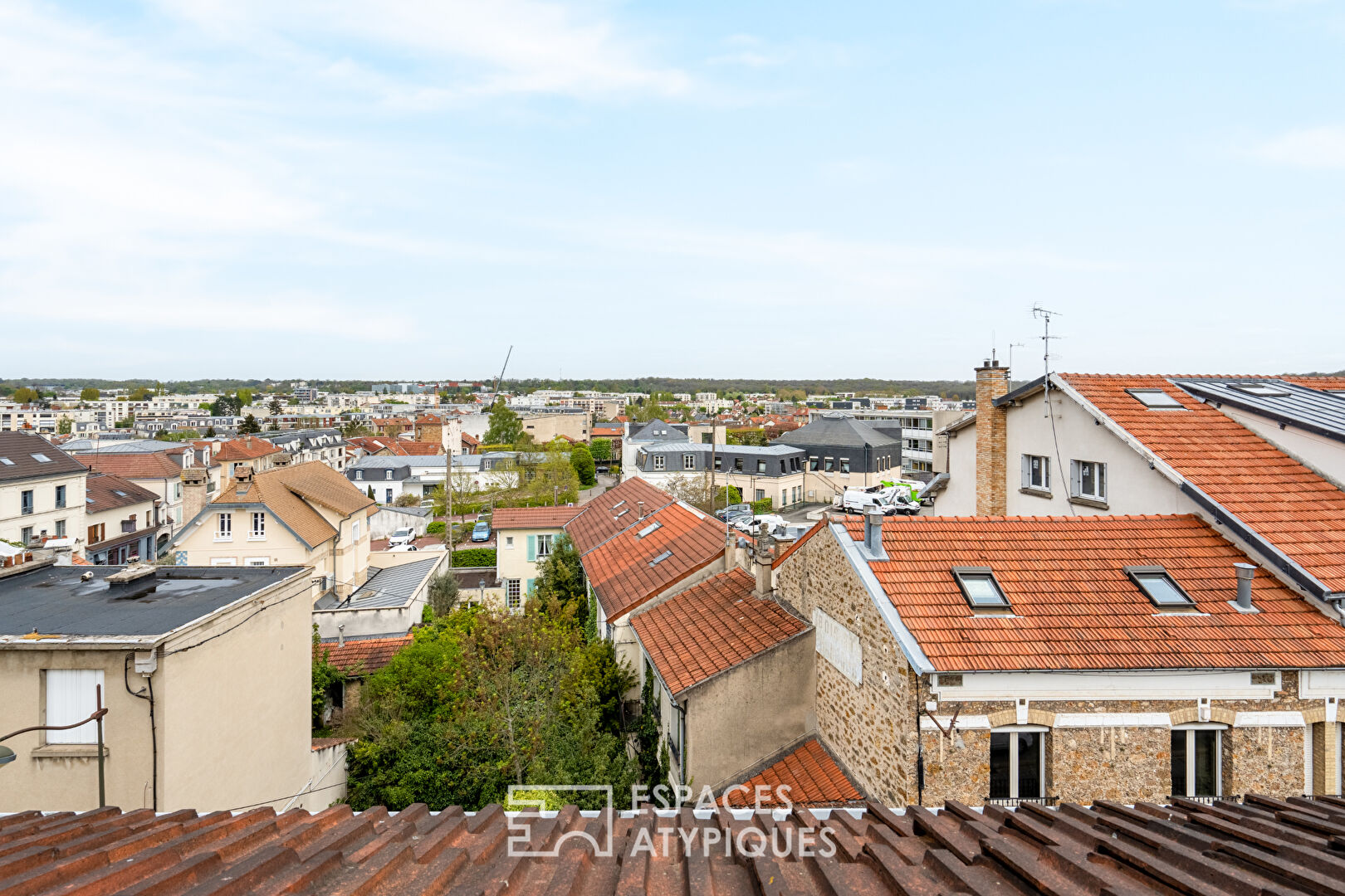 Duplex atypique en dernier étage