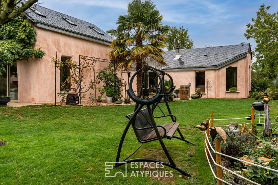 La maison aux murs de paille, écrin écologique à Sonchamp
