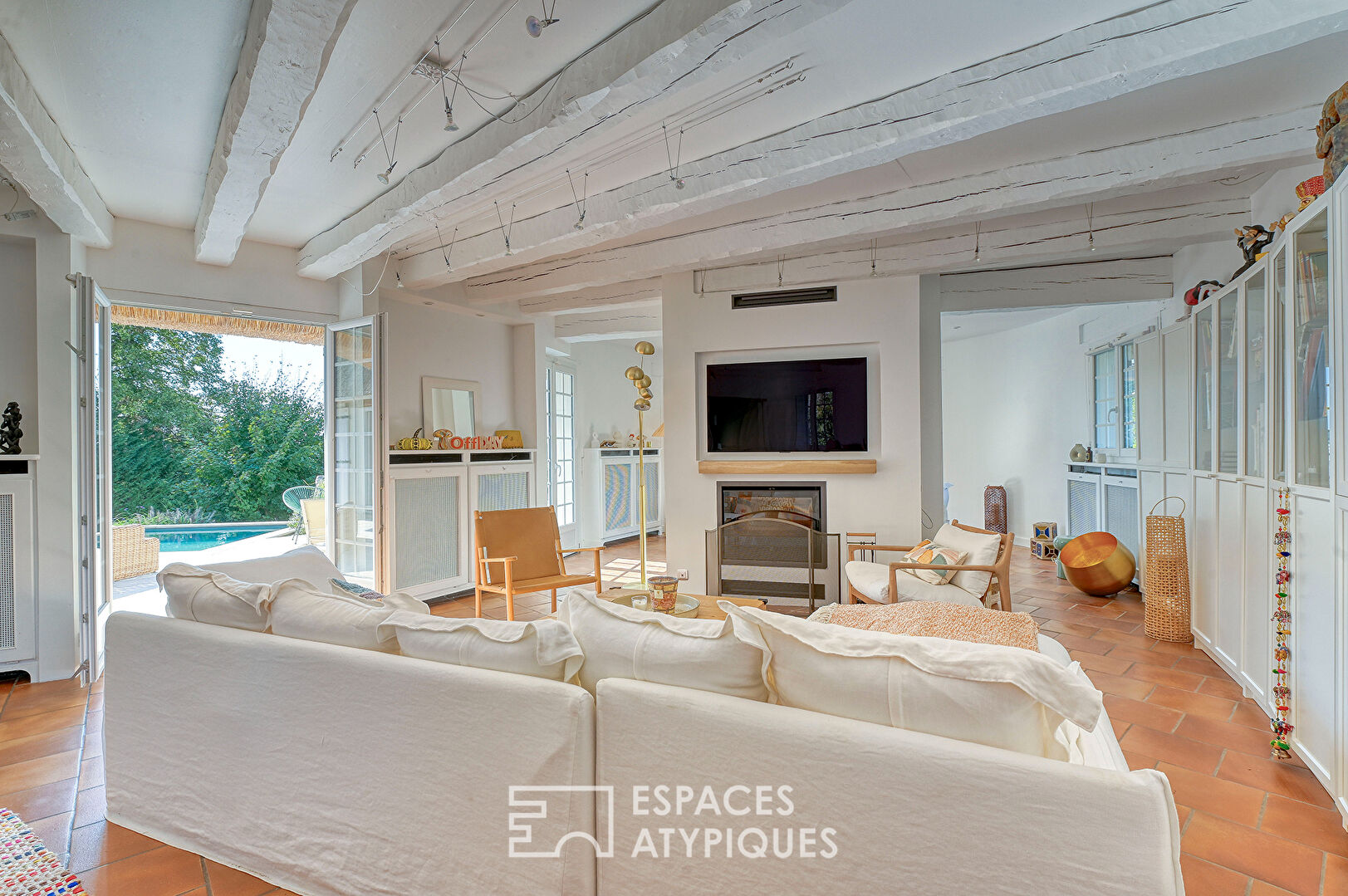 Maison de charme avec piscine et vue à La Hauteville