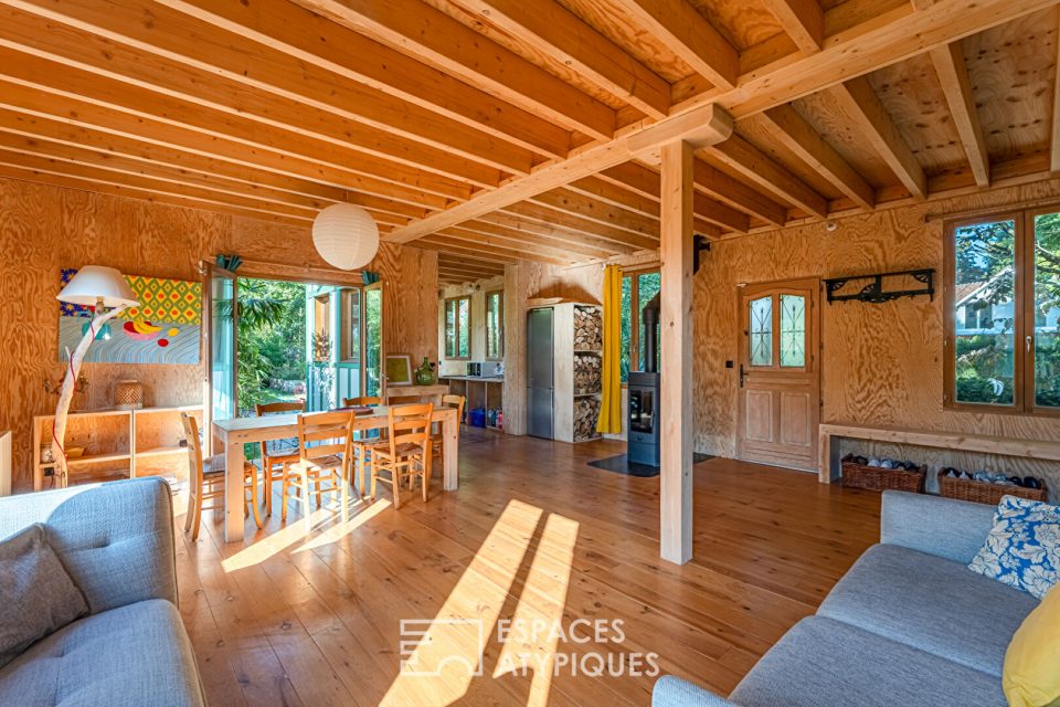 Maison neuve à ossature bois style anglo-normand dans le parc de Maisons-LaffitteMaison Maisons Laffitte 140 m2