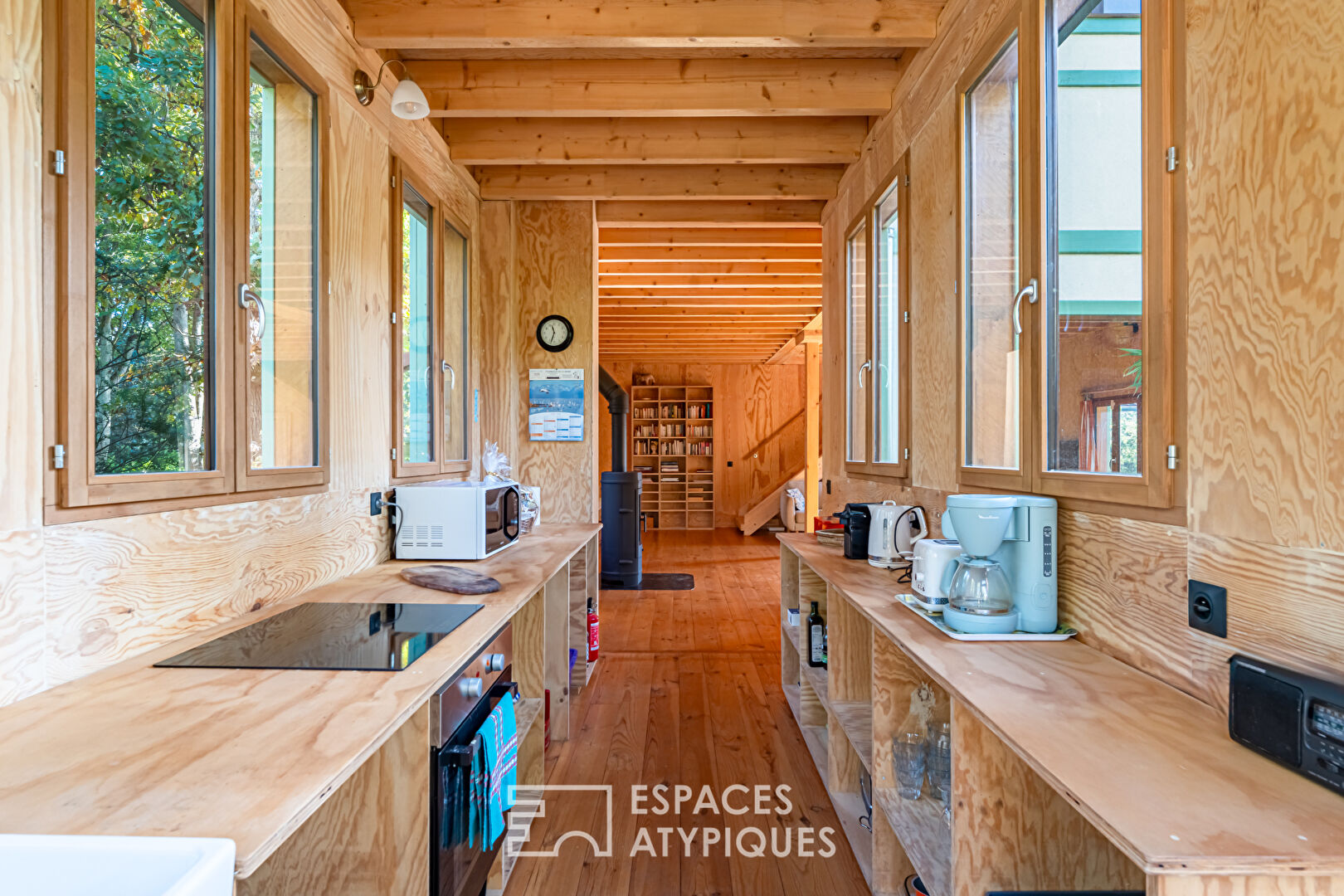 Maison neuve à ossature bois style anglo-normand dans le parc de Maisons-Laffitte