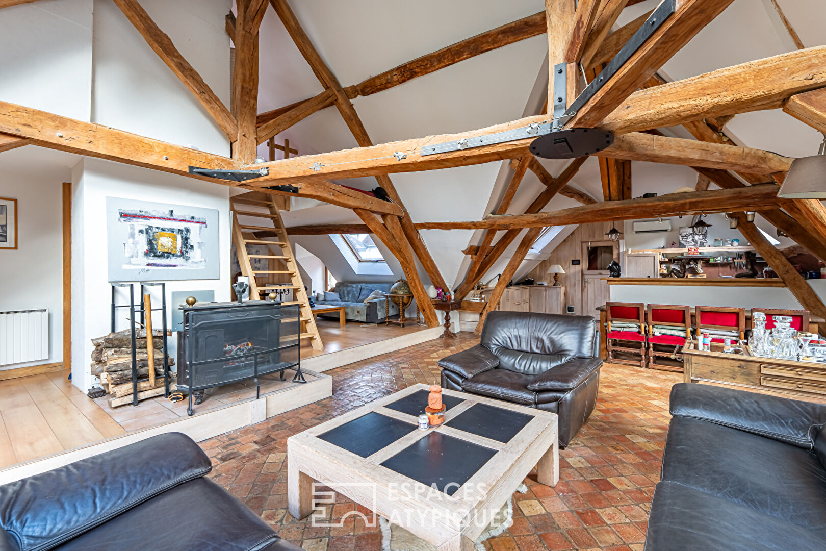Appartement de charme dans un ancien moulin du XVIII siècle, à côté de Rambouillet