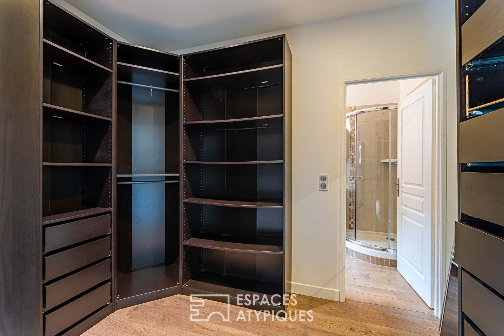 Architect house with terrace and garden