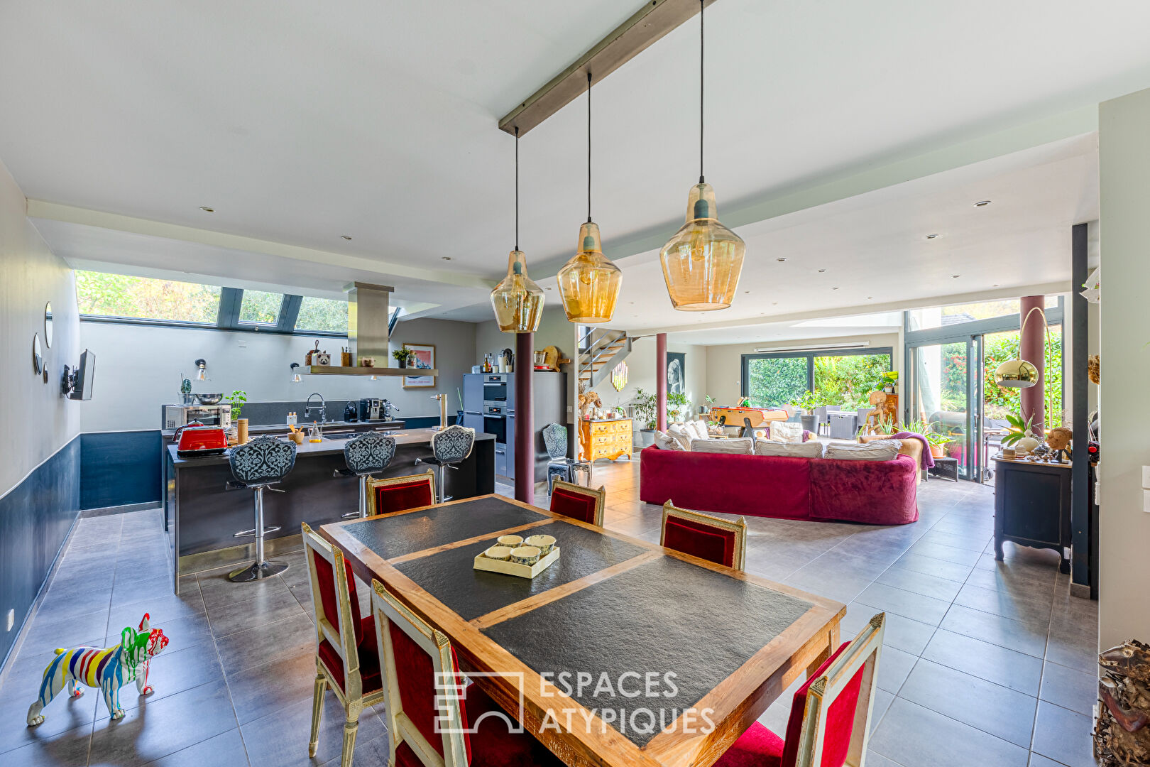 Maison contemporaine et familiale aux volumes exceptionnels