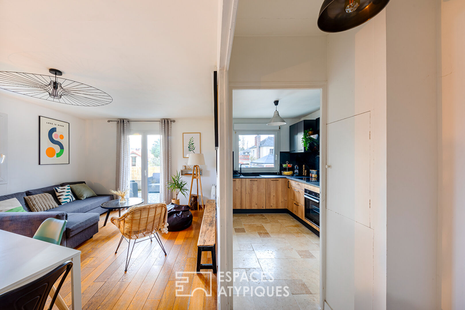 Appartement avec terrasse, jardin privatif et parking , Triangle d’Or de Rambouillet