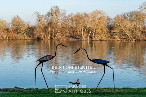 Magnifique propriété sur pilotis au style californien sur les bords de Seine