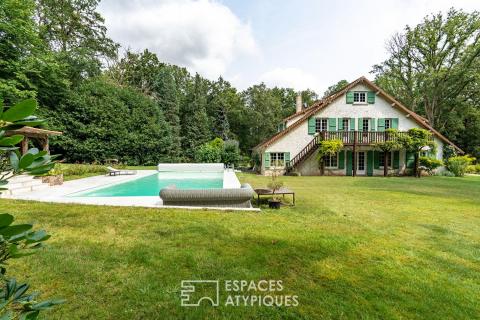 Superbe propriété équestre avec piscine et cadre privilégié