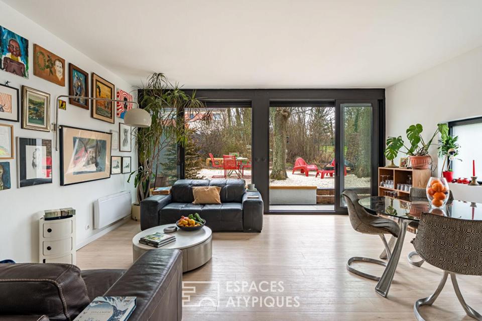 Maison d'architecte aux volumes remarquables