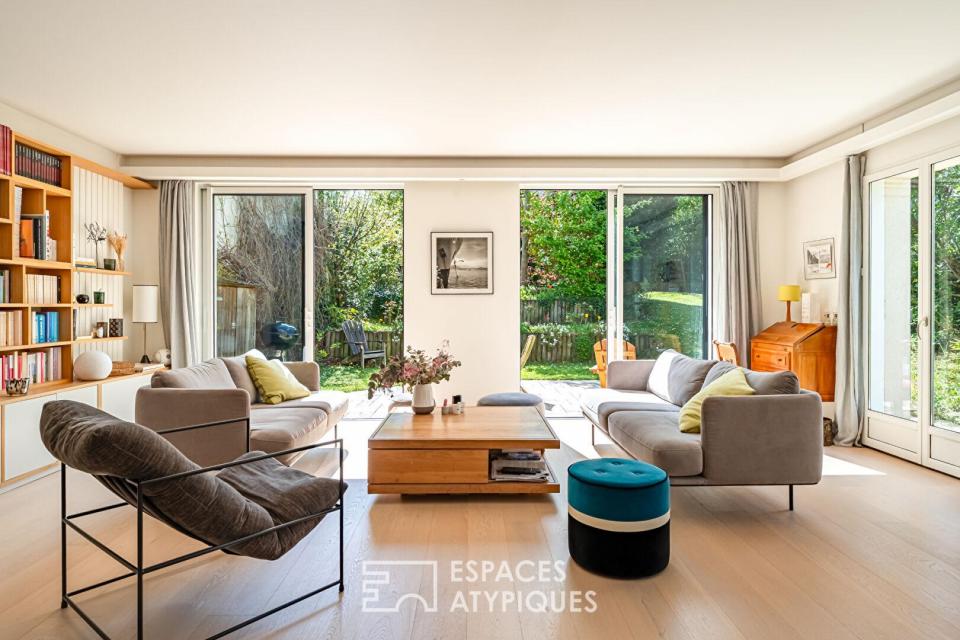 Maison lumineuse avec vue et jardin bucolique à Saint-Germain en Laye