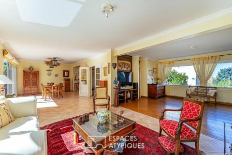 Maison familiale 5ch, jardin et piscine proche forêt