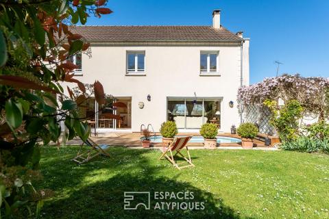 Maison familiale 5ch, jardin et piscine proche forêt