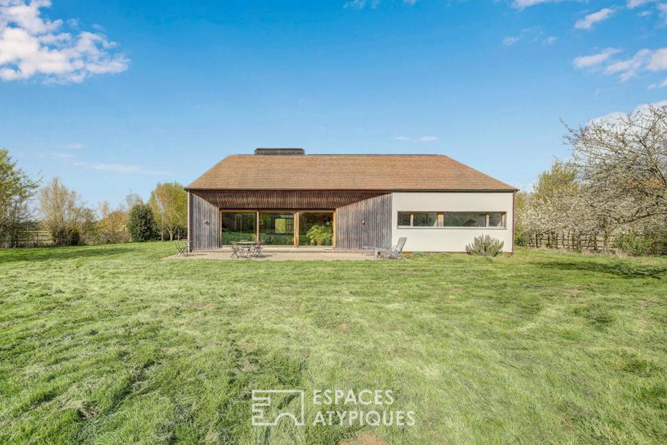 Maison d'architecte passive en pleine nature