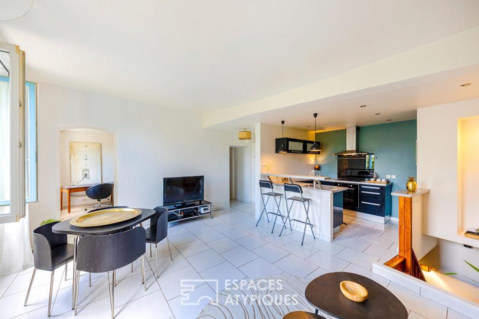 Duplex à Mantes : Comme une maison en coeur historique