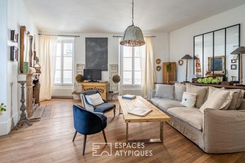 Maison ancienne rénovée au coeur d&rsquo;Andresy avec cour,