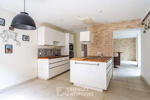 Très belle rénovation d&rsquo;une maison ancienne dans le coeur historique de Carrières sur Seine